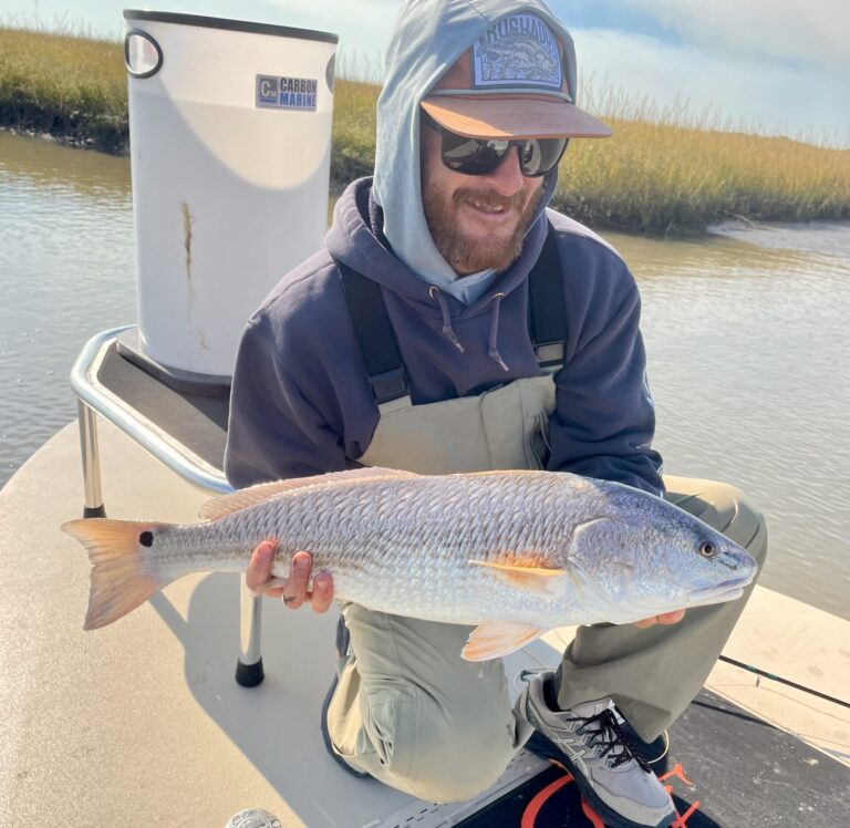 Redfish in the Galveston Bay with LTF Guides